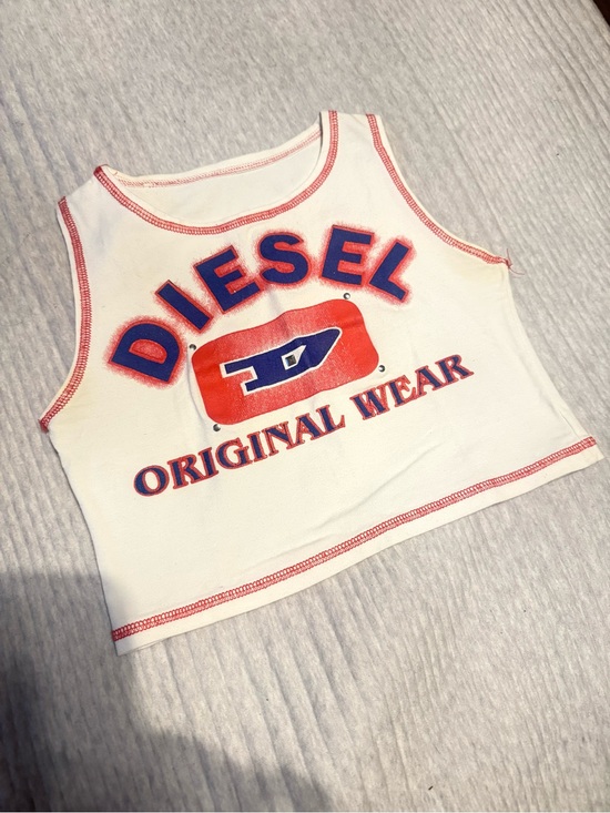Diesel Tops - Vintage diesel inspired crop top